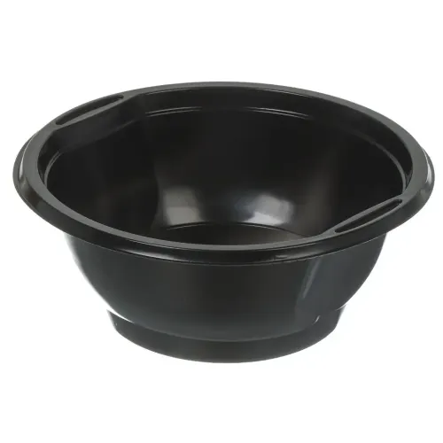 Набор одноразовых суповых мисок 600мл 50шт черная (495480)