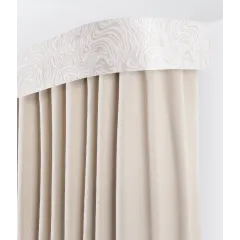 Карниз Ле-Гранд Глэдис 2,4м (2ряд) мокко с поворотами (3)