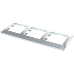 Рамка 3-пост.GLOSSA алюм. GSL000303