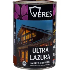 Декоративная пропитка для дерева Veres Ultra Lazura № 8 Дуб темный 0,9 л