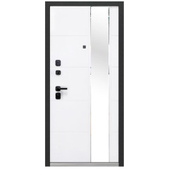 /Дверь метал. Luxor 2МДФ 3Д (2050*960, Левая)