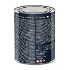 Эмаль Лакра PROF IT для бетонных полов быстросохнущая  Оксид красный, RAL 3009 0,8 кг