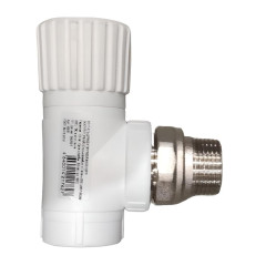 Кран ручной п/п для радиатора угловой ф 20х1/2