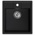 Мойка комп. MIXLINE ML-GM28 450х500x190мм, ультрачерная (344), сифон