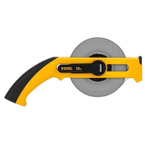 Рулетка Denzel геодезическая стальная лента 50м (31492)