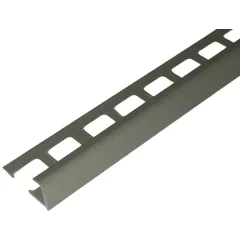 Раскладка под плитку 7-8мм наруж. 2,5м Серый глянцевый Д-Пл8-Н 005-0