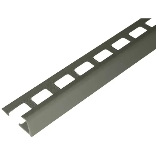 Раскладка под плитку 7-8мм наруж. 2,5м Серый глянцевый Д-Пл8-Н 005-0