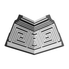 Угол потолочный внутренний GP-58 (18)