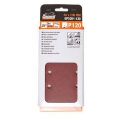 Шлифлист GEPARD 93х230мм Р120 5шт (GP5004-120)