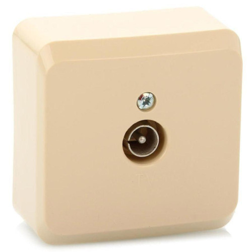 Розетка О/У TV слон.кость ЭТЮД TVA-002K (89782)