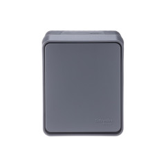 Переключатель проходной О/У 1-кл AtlasDesign Profi54 IP54 10AX антрацит SchE ATN544061