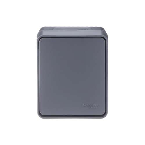 Переключатель проходной О/У 1-кл AtlasDesign Profi54 IP54 10AX антрацит SchE ATN544061