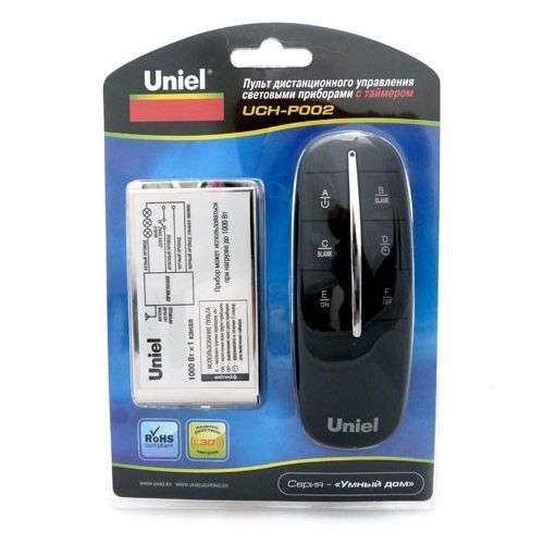 Пульт ДУ UNIEL UCH-P002 1х1000Вт, 30M, таймер (335027)