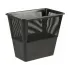 Корзина для бумаг СТАММ прямоугольная черная 12л (620810)