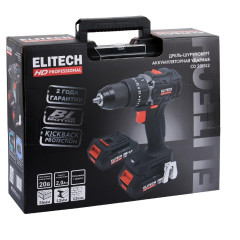 Шуруповерт ELITECH CD 20ISL2 (E2201.041.01)