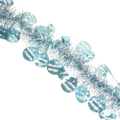 Мишура СНОУ БУМ (377-611) С новым Годом!, 200х9см, ПВХ, двухцветн с декором, 6 цветов