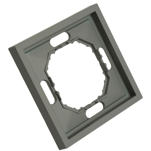 Рамка 1-пост ЭМИЛИ платиново-серый PFR00-5001-10