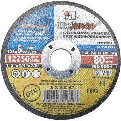 Круг шлифовальный ЛУГА ф125х6,0х22