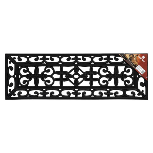 Коврик на ступеньку 250*750мм VORTEX ажурный, черный (20100)