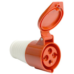 Розетка STEKKER 3P+PE 32A IP44 ST-224 RST32-224-44 49442