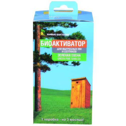 Биоактиватор ЗЕЛЕНАЯ СОСНА для туалетов без водяного слива 300 г (23938)
