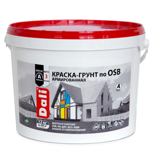 Краска-грунт DALI по OSB армированная 