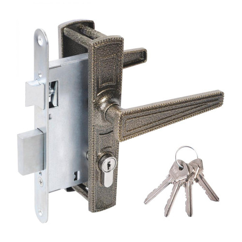 Замок врезной с руч. ЗВ7.01 бронза г.Димитровград (07440)