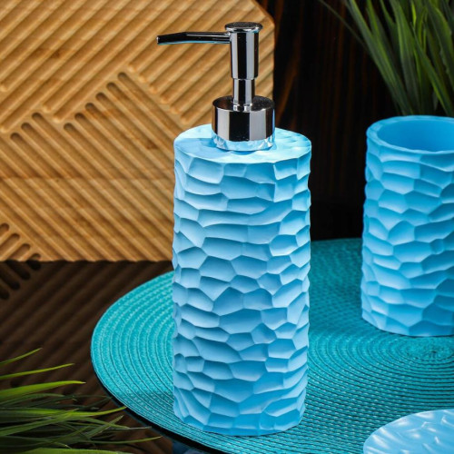 Дозатор для жидкого мыла пластик, синий, RE1320AA-LD (453700)