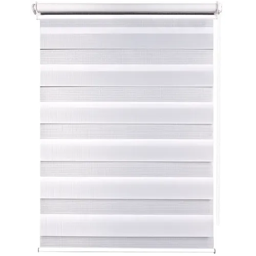 Рулонные жалюзи День-Ночь easy fix 57*160 белый