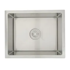 Мойка нерж. врезная GAPPO 50х40х21,5 см тол. 3 мм, сатин (сифон, коландер) GS5040
