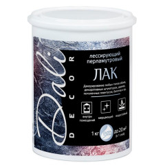 Лак DALI лессирующий перламутовый Бесцветный 1кг