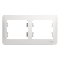 Рамка 2-пост.GLOSSA белый GSL000102 (458689)