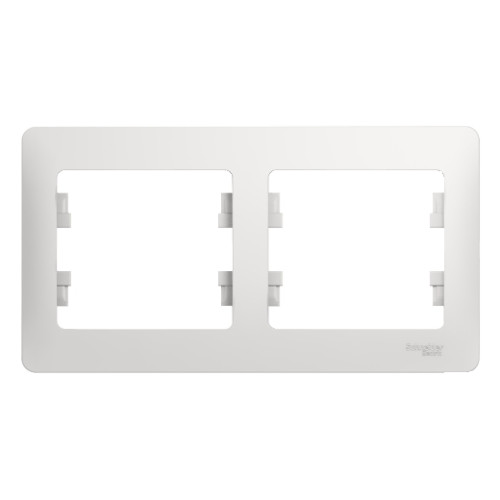 Рамка 2-пост.GLOSSA белый GSL000102 (458689)
