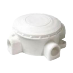 Коробка распред. 70х30мм 3х рожковая пластиковая, белая (404442)