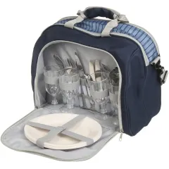 Термосумка Green Days 39х21,5х30см с набором для пикника на 4 персоны (487768)