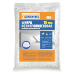 Фибра полипропиленовая 4WALLS 18мм 600гр (FBV003V)