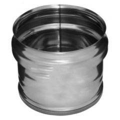Дымоход заглушка внешняя 0,5мм Ф100 нержавеющая сталь (Феррум)