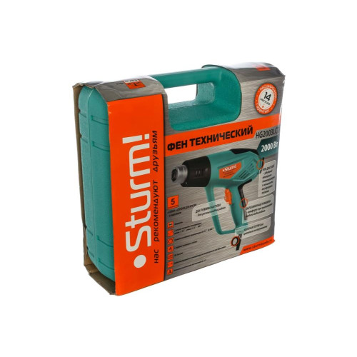 Теплопистолет STURM HG2003LCD