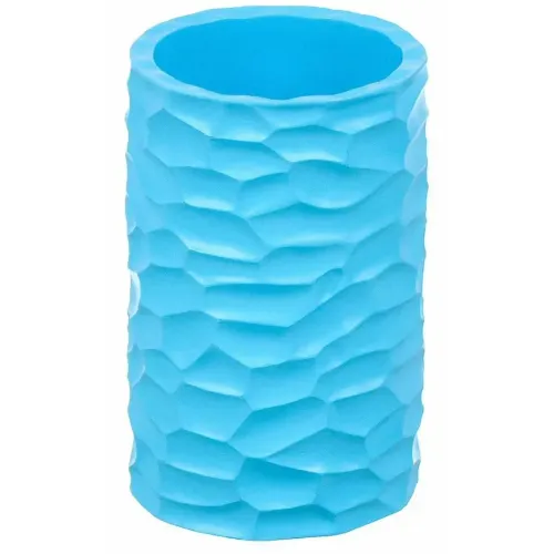 Держатель для зубных щеток (стакан) пластик, синий, RE1319CA-TB (453701)