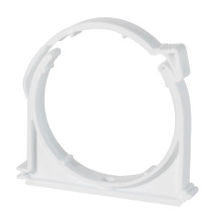 Хомут-крепеж кан. РТП ф 110 БЕЛЫЙ