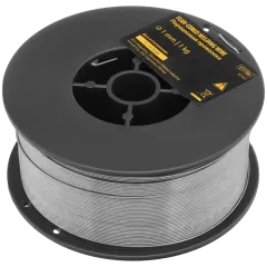 Проволока сварочная порошк. DENZEL 1,0мм 1,0кг (E71TGS) (97547)