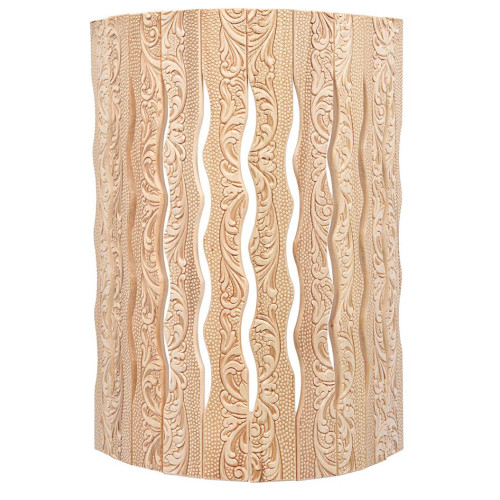 Абажур угловой Цветы липа 31*9*22см 