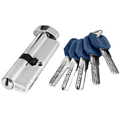 Мех. цилиндр PUNTO 90 (35*10*45) с вертушкой CP хром  (35301)