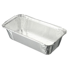 Форма для запекания, алюминиевая фольга, 21,7x11,3x5,3см, дно 18,1x7,7cм, 865мл (438-137)