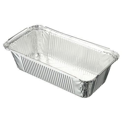 Форма для запекания, алюминиевая фольга, 21,7x11,3x5,3см, дно 18,1x7,7cм, 865мл (438-137)