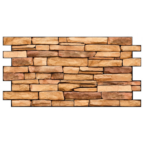 Панель ПВХ  Artdekart Мозаика 980*498*0,3 СЛАНЕЦ ПЕСОЧНЫЙ