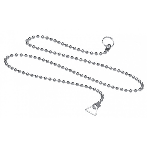 Цепочка для пробки UNICORN, нерж.сталь, 45 см, хром, Е25 (428964)