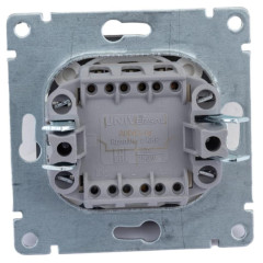 Выключатель 3-кл UNIVersal Афина 10A графит A0043-Gr