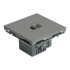 Розетка PC+Type A+C 20W ЭМИЛИ платиново-серый RST10-5115-10