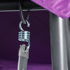 Качели садовые 3-х мест 200х120х164 см до 300кг лавандовые, расклад. Green Days YTGSW030-19-3220 (461977)